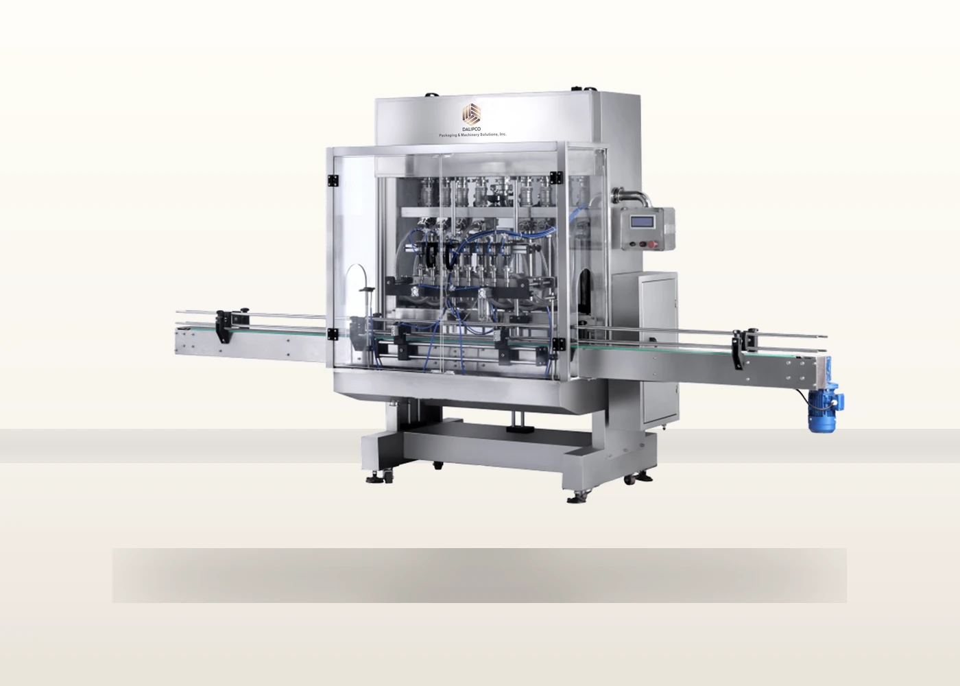 Precision liquid filling and stainless steel machinery components in cleanroom setting